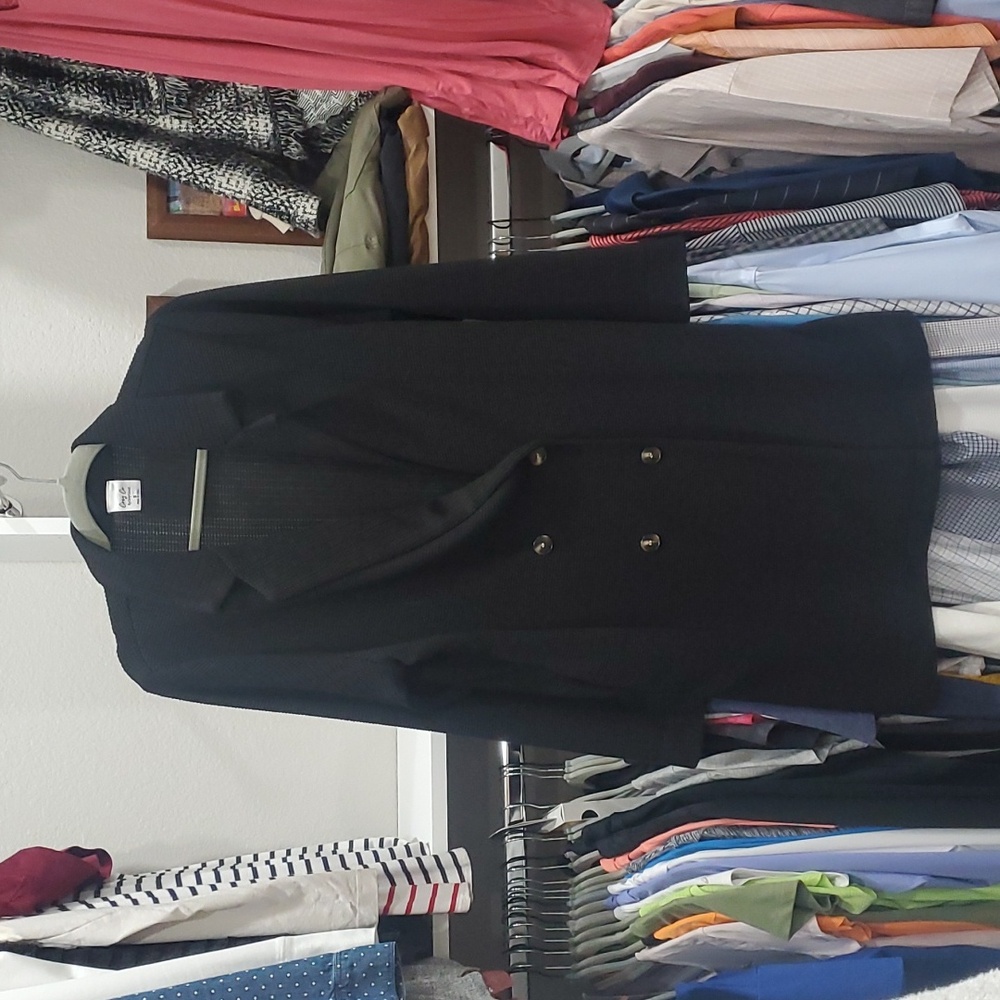 Long double breasted jacket